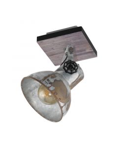 Faretto da soffitto in legno marrone, Angelina
