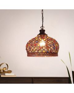 Lampada a sospensione in rame metallo, Ahmad