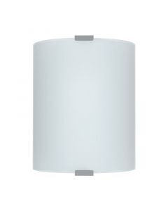Lampada da soffitto cromata in vetro, Jesper