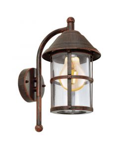 Lampada da esterno marrone in vetro, Gisele, IP23