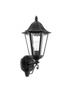 Lampada da esterno nera in alluminio, Leanna, IP44