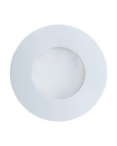Faretto da incasso bianco in vetro, Margarita, IP65