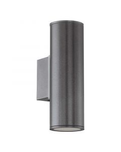 Lampada da esterno antracite metallo, Marlies, IP44