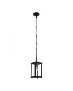 Lampada da esterno nera in acciaio, Alihan, IP44