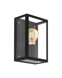 Lampada da esterno nera in acciaio, Alihan, IP44