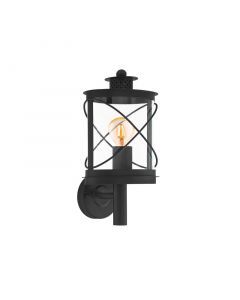 Lampada da esterno nera in plastica, Alisia, IP44