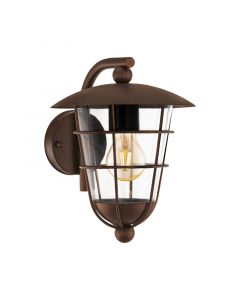 Lampada da esterno marrone in plastica, Alise, IP44