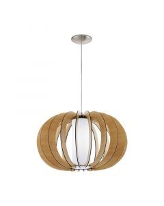 Lampada a sospensione legno rustica, Kiran
