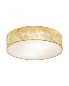 Lampada da soffitto beige metallo, Megan