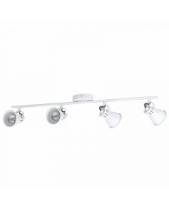 Faretto da soffitto bianco in acciaio, Tinke