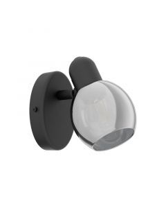 Faretto da soffitto nero in acciaio, Ritchy