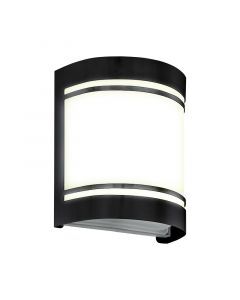 Lampada da esterno nera in acciaio, Aartje, IP44