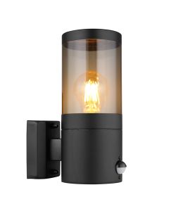 Lampada da esterno nera in acciaio inossidabile, Lambert, IP44