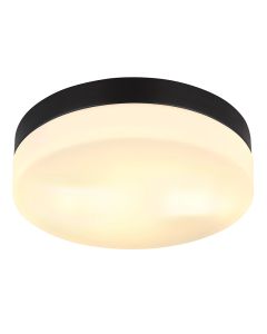 Lampada da esterno nera in plastica, Maickel, IP44