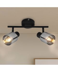 Faretto da soffitto nero design, Crystal