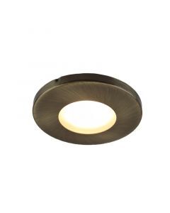 Faretto da incasso per bagno di bronzo metallo, Mela, IP44