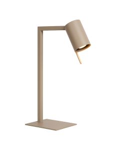 Lampada da scrivania moderna tortora, Lesley, con interruttore