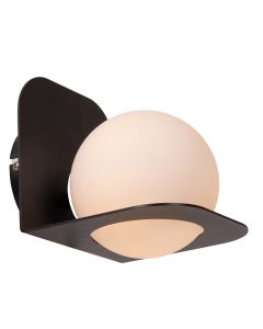 Applique per bagno moderna nera, Davy, IP44