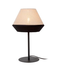Lampada da tavolo moderna beige, Kala, con interruttore