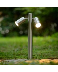 Lampada da esterno moderno cromato, Arne, IP44