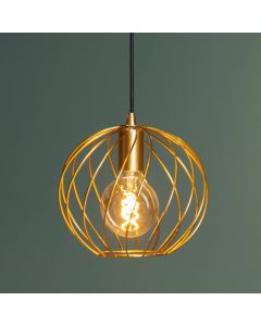 Lampada a sospensione classica in ottone, Danza