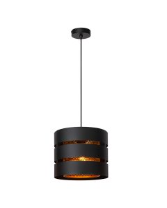 Lampada a sospensione moderna nera, Rosas