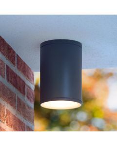 Lampada da esterno moderna antracite, Tubix, IP54