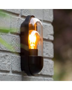 Lampada da esterno classica nera, Capsule, IP54