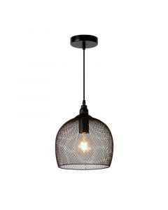 Lampada a sospensione retrò nera, Mesh