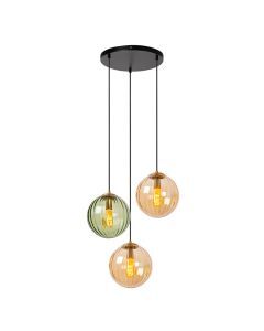 Lampada a sospensione retrò verde, Monsaraz