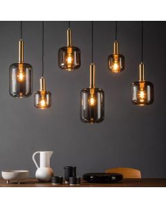 Lampada a sospensione moderna dorata, Joanet