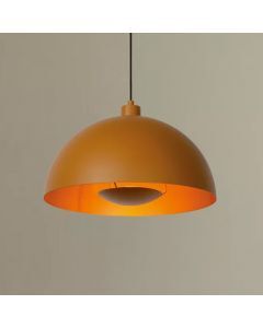 Lampada a sospensione moderna gialla, Siemon