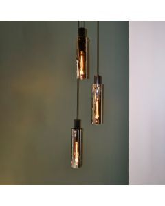 Lampada a sospensione moderna grigia, Orlando
