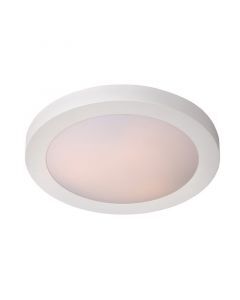 Plafoniera bianca in alluminio, Fresh, IP44