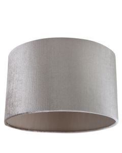 30 cm paralume in velluto grigio, Rody