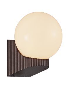 Lampada da esterno retrò marrone, Hayley, IP44