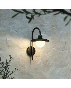 Lampada da esterno classica nera, Berlo, IP44