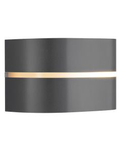 Lampada da esterno antracite in alluminio, Sibelis, IP44
