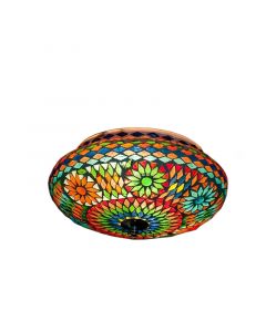 Plafoniera orientale multicolore in mosaico, Mimoun