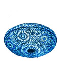 Plafoniera orientale blu in mosaico, Louay