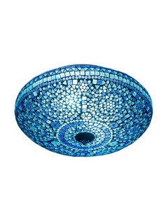 Plafoniera orientale blu in mosaico, Louay