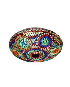 Plafoniera orientale multicolore in mosaico, Louay