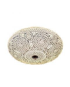Plafoniera orientale trasparente in mosaico, Annas