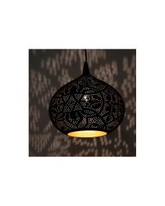 Lampada a sospensione orientale nera, Noah