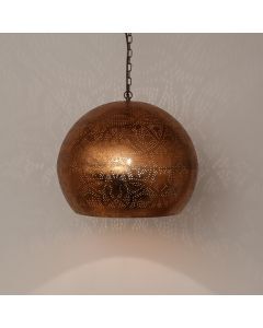 Lampada a sospensione orientale in rame, Kenza