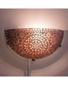 Applique da parete orientale viola in mosaico, Haja