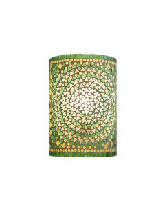Applique da parete orientale verde in mosaico, Mahdia