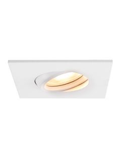 Faretto da incasso per bagno bianco moderno, Jill, IP44