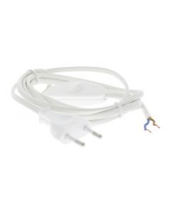 Cavo di collegamento Q-Link max 1200w 2 x 0,75 mm. 1,8 m bianco con interruttore