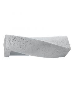 Applique da parete in cemento grigia, Annick